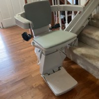 Bruno Elan stairlift in Baltimore home installed by Lifeway Mobility