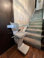 Bruno Elan stairlift installed by Lifeway Mobility in Columbus Ohio