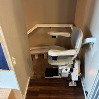 Oceanside CA curved stairlift from Lifeway Mobility