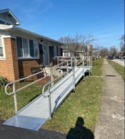 aluminum wheelchair ramp in Indianapolis by Lifeway Mobility