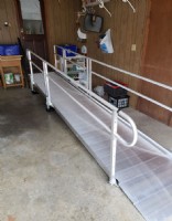 aluminum wheelchair ramp installed in Greenwood South Carolina by Lifeway Mobility