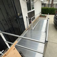 aluminum wheelchair ramp installed in San Diego by Lifeway Mobility