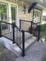 Black Metal Handrails