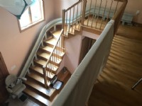 Curved stairlift in Framingham Massachusetts