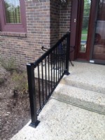 Single Black Handrail