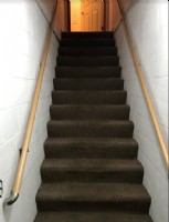 handrails installed in Minnesota home to provide support while using stairs