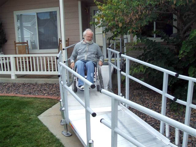 how much does an aluminum wheelchair ramp cost
