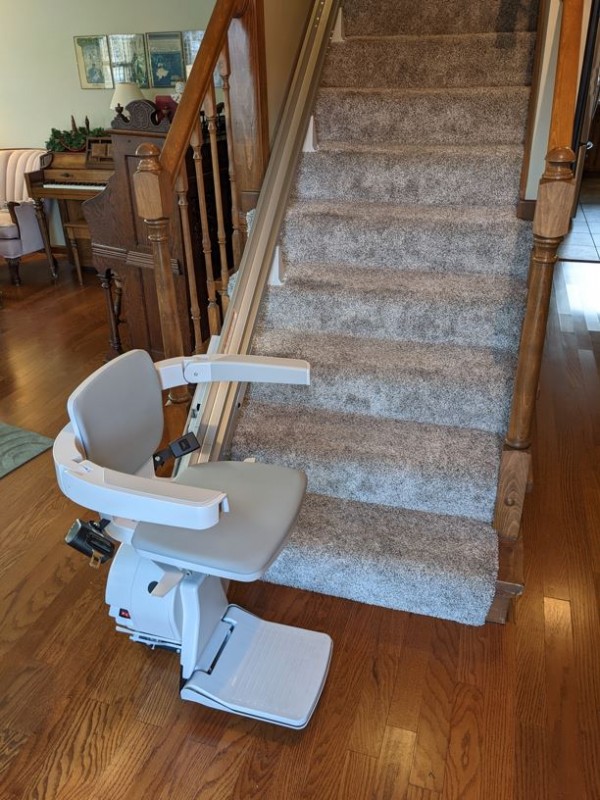 stairlift installed by Lifeway Mobility