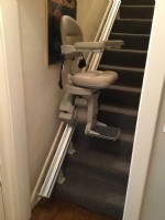 Bruno Elite stairlift in Oakland CA installed by Lifeway Mobility